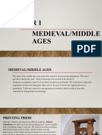 Medieval and Middle Perriod 