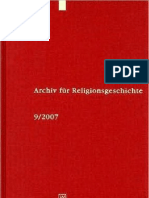 Archiv Für Religionsgeschichte Volume 9 - (2007)