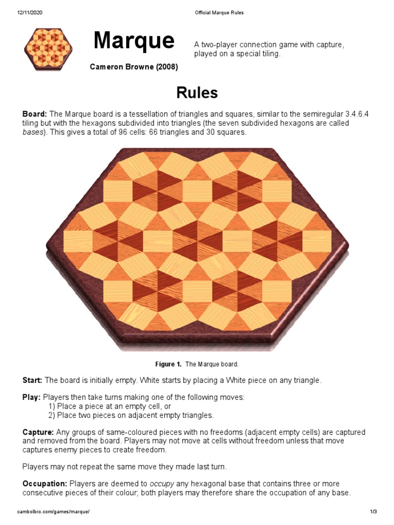 Official Marque Rules | PDF | Convex Geometry | Geometry