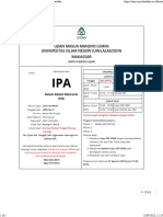 Pendaftaran Ujian Masuk Mandiri (UMM) UIN Alauddin