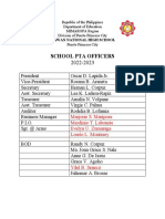 School Pta Officers 2022 2023