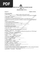 Class 4 Science Question Paper PDF | PDF | Water | Natural Environment
