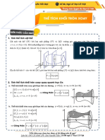 13. Ứng dụng của tích phân tính thể tích khối tròn xoay