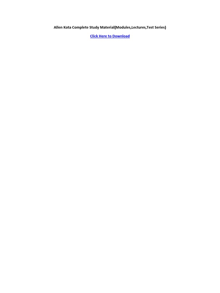 allen-kota-modules-lectures-test-series-complete-study-material-pdf