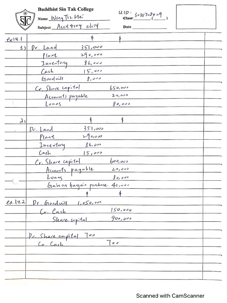 Acct4104 Ch14 Asm | PDF