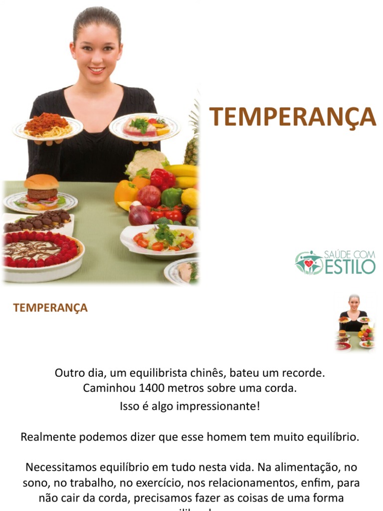 A Importância da Temperança na Vida | PDF