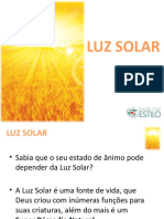 LUZ SOLAR - Power Point