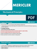 Mechanical Principles LO12