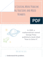 Solving and Creating Word Problems