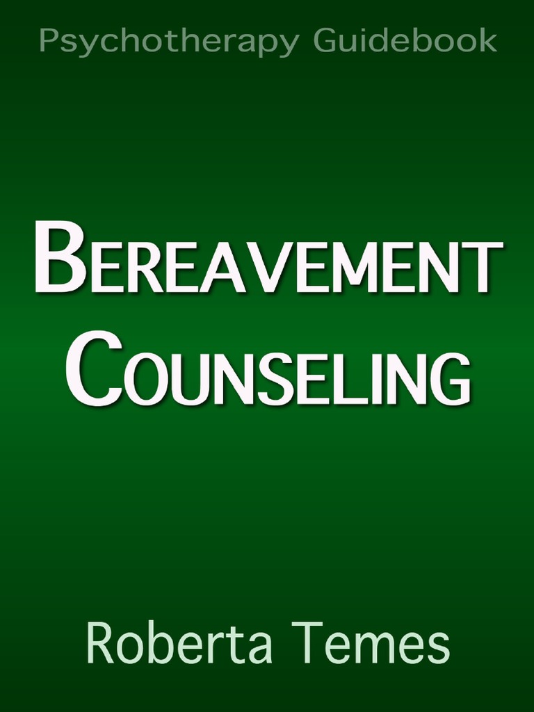 Bereavement Counseling PDF Grief Counseling Grief