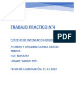 Trabajo Practico #4 Derecho de Integración Regional