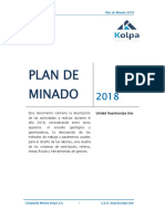 Plan de Minado 2018 - 21 - 11 - 17