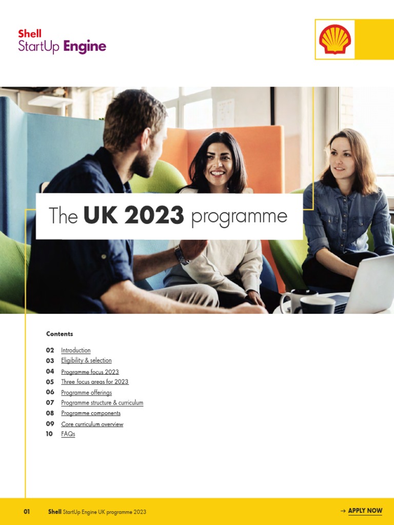 Shell StartUp Engine UK 2023 Overview | PDF | Startup Company | Small ...