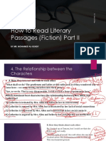 How To Read Fiction Part II - Annotated