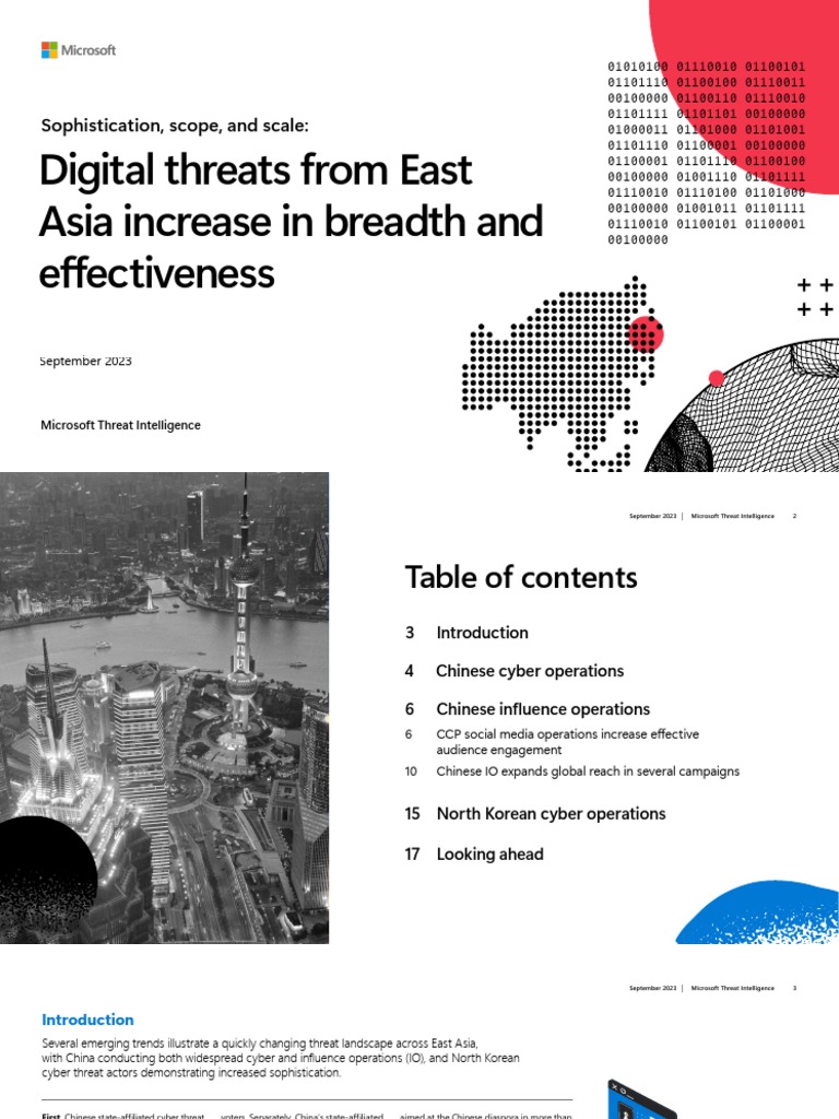 Picture of Digital Threats From East Asia Increase in Breadth and Effectiveness ...
