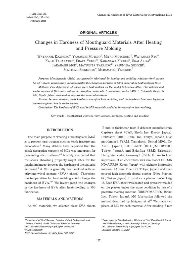 Ageing PDF Hardness Plaster