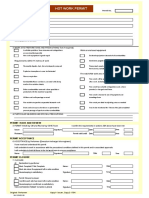 OSHE-F-09, Hotwork Permit Form