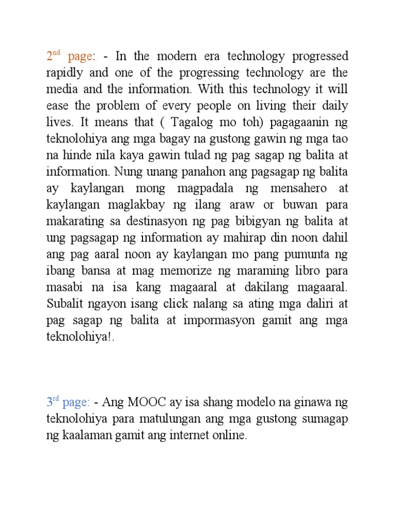 Explanation of Current and Future Trends of Media and Information | PDF