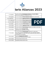 Calendario Alianzas 2023
