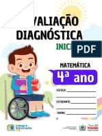 Avaliação Diagnóstica 13 Matemática