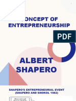 Concept of Entrepreneurship Thinkers