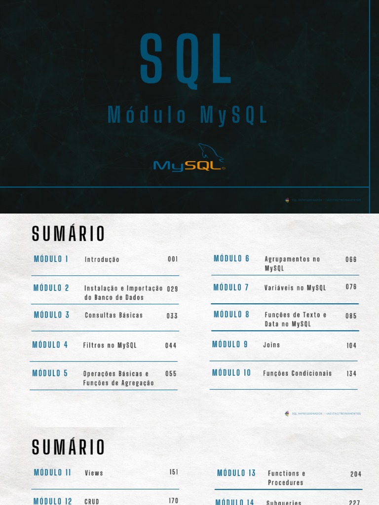 Apostila mysql pdf sql bancos de dados