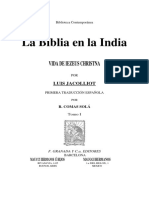 La Biblia en La India, Louis Jacolliot. Tomo I y II