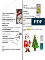 TARJETA NAVIDEÑA Y TRABAJO NAVIDEÑO 4to