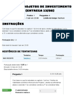 M1 - Quiz - Projetos de Investimento de Capital