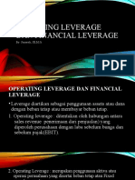 Operating Leverage Dan Financial Leverage