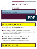 Lesson 1 Characteristics of The Planet Earth