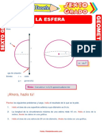 La Esfera para Sexto Grado de Primaria