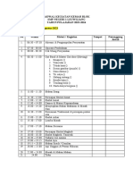 Jadwal Kegiatan Kemah Blok SMPN 4 LW