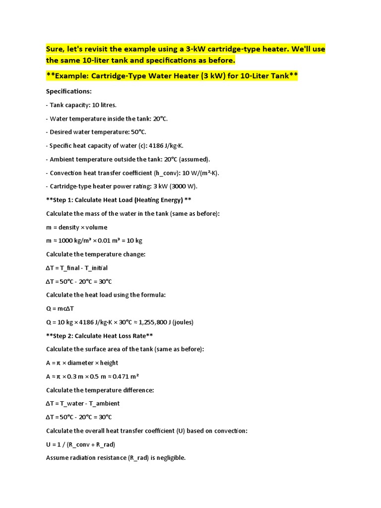 Heat Flow Rate Calculation | PDF | Heat Transfer | Pump
