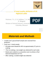 Aula - Evaluation of Meat Quality Attributes of US Highland