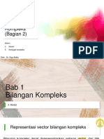 Fungsi Kompleks (Bagian 2) : Oleh: Dr. Dipo Aldila