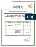 Cronograma de Textos