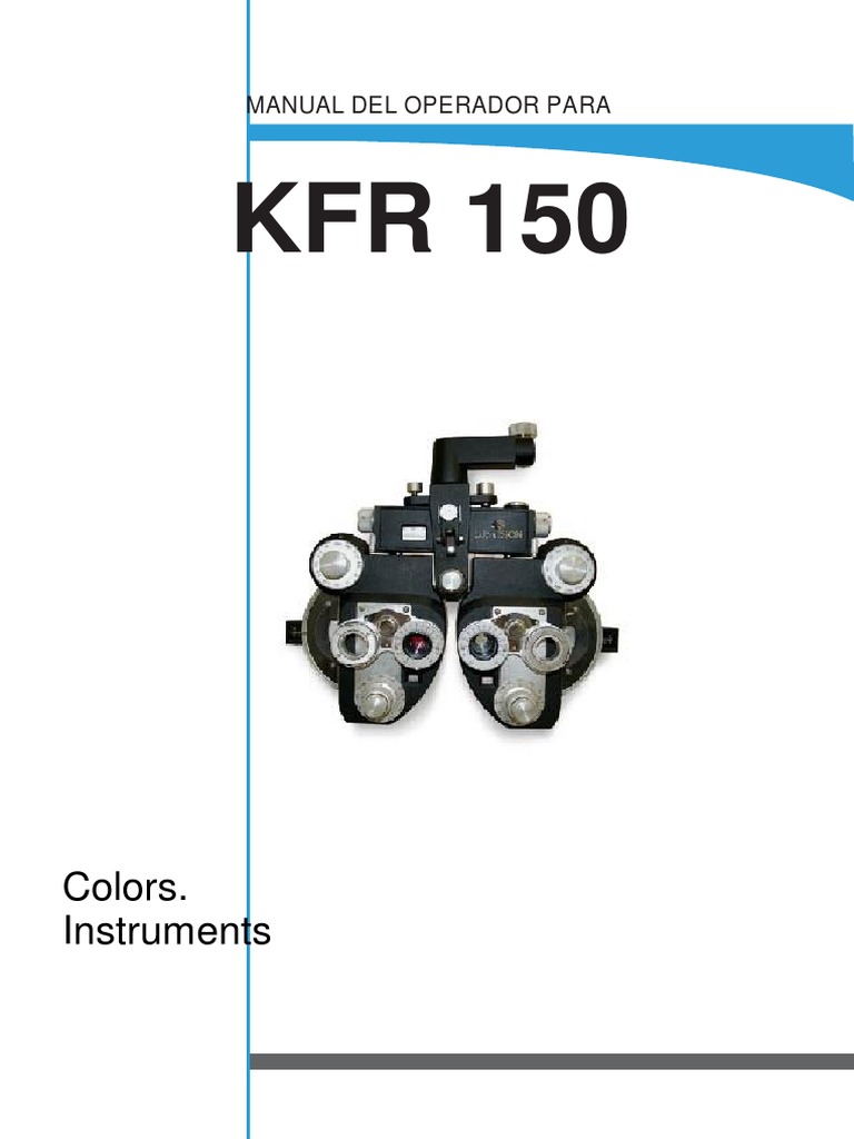 manual-foropter-kfr-150-pdf-lentes-ojo