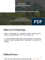 Chapter 3 - Ethical Perspective of Technology - Design and Invention