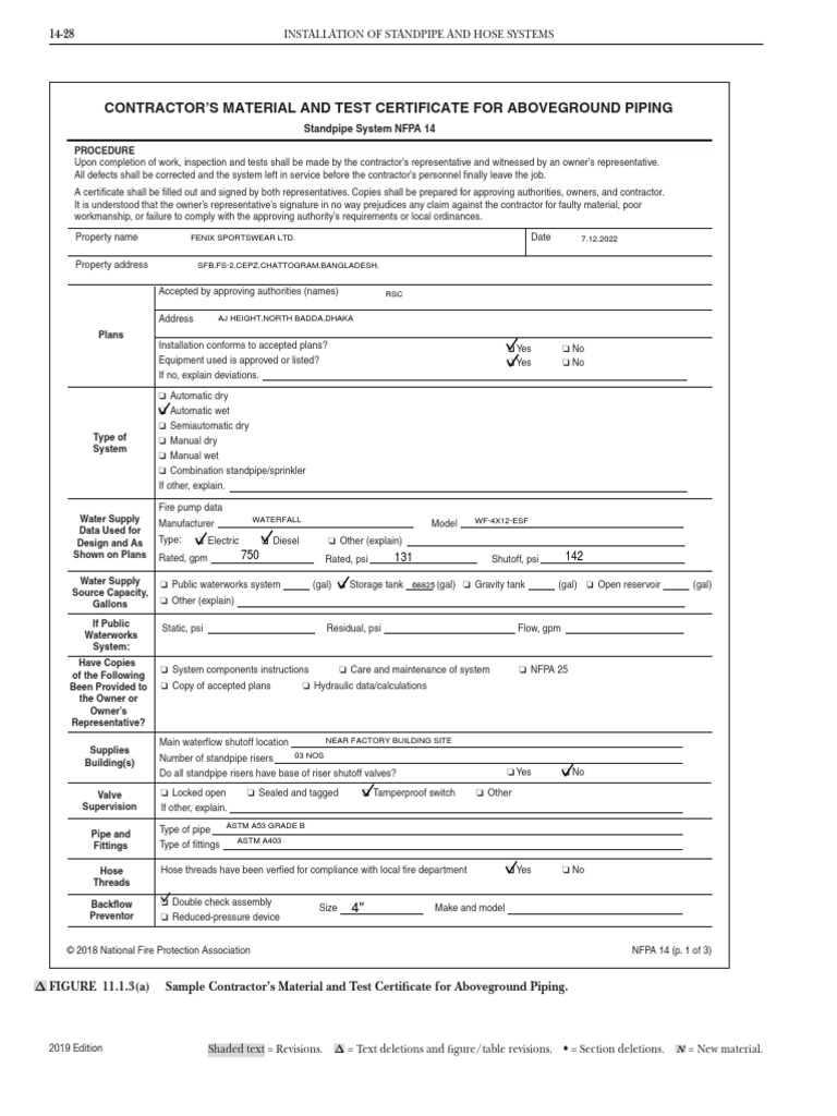 Standpipe and Hose System | PDF | Valve | Leak