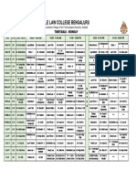 TimeTable For Odd 2023-24 (Monday)