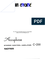 Accuphase c-200 Service Supplement