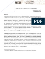 Azeredo Da Silveira e A Diplomacia Da Integracao Continental - Revista Asa