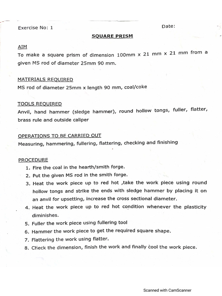 Smithy Experiment First Year | PDF