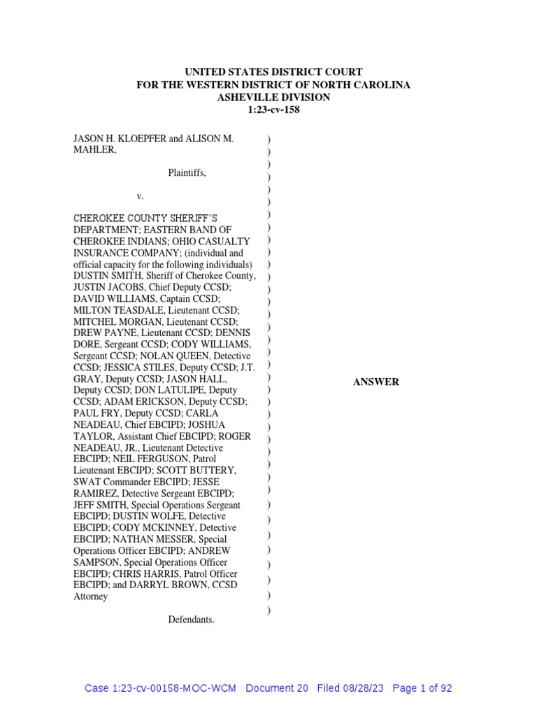 North Carolina District Court Docket Search
