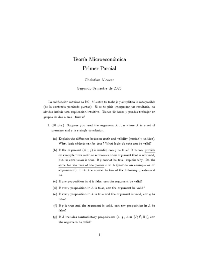 CDA - Micro Solfege, Midterm I, 2023.30 | PDF | Monopolio | Business