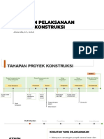 Kuliah 3 - Tahapan Pelaksanaan Proyek Konstruksi