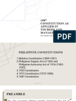 GTHLEGAX - 1987 Constitution As Applied in Tourism and Management