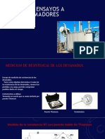 Ensayos o Pruebas de Transformadores