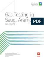 Gas Testing in Saudi Aramco